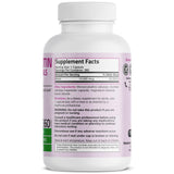 Bronson etiqueta ampliada destacando 10,000 mcg y certificados de calidad
