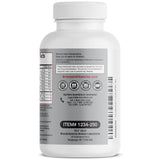 Bronson etiqueta de ingredientes, vistas claras de K2 MK‑7 y minerales
