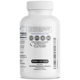 Bronson etiqueta nutricional ampliada, demuestra dosis y calidad