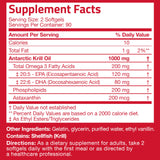 Lista de ingredientes y beneficios en la etiqueta Bronson, información visible