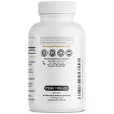 Detalle de tabletas Bronson L‑Lysine para reconocer tamaño y textura