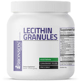 Bronson Lecithin Granules en batido saludable, marca Bronson apoya mezclas suaves
