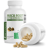 Bronson raíz de maca natural que resalta origen peruano del ingrediente