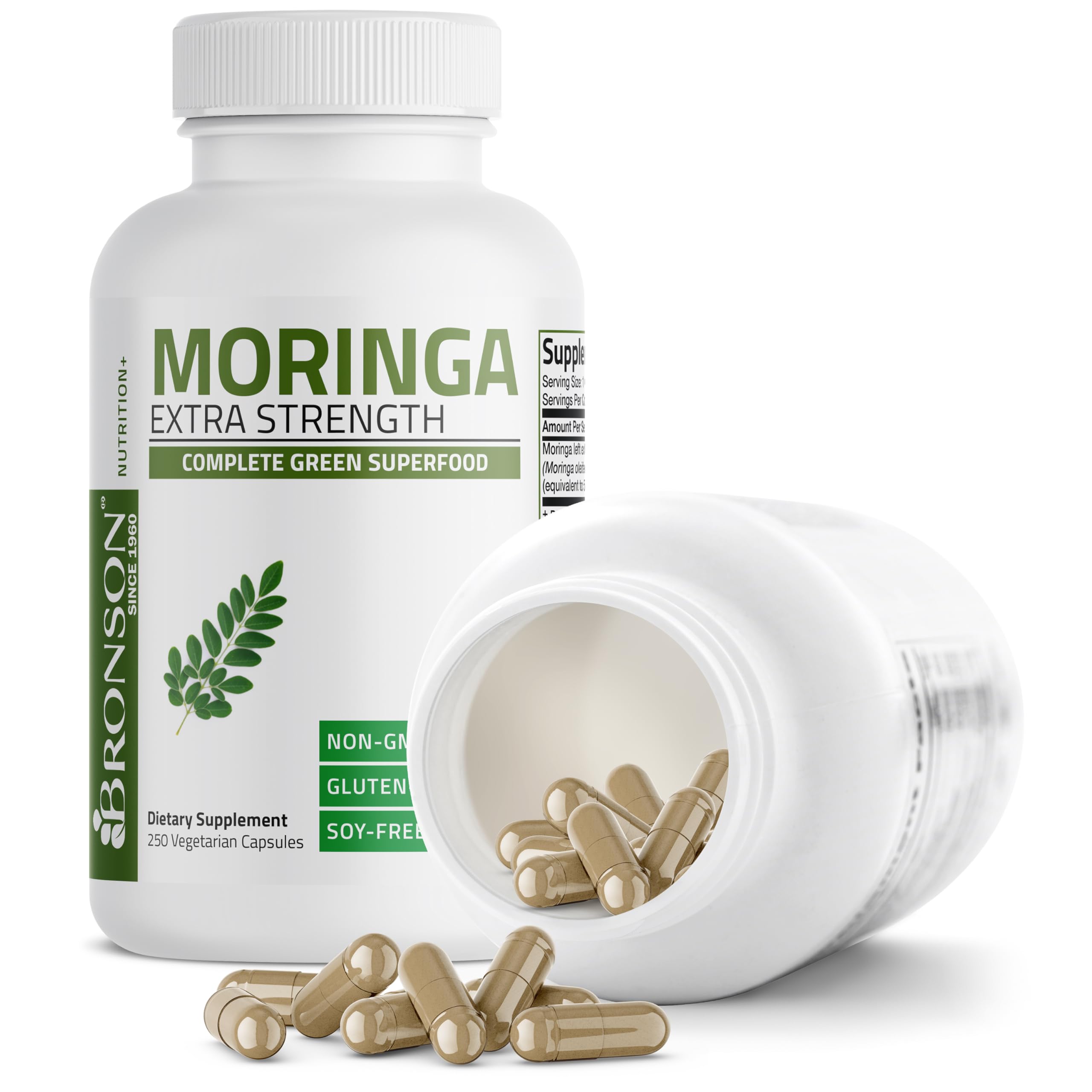 Bronson etiqueta nutricional y certificaciones que dan confianza