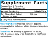 Bronson etiqueta con información nutricional y concentración por cápsula