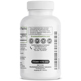 Bronson etiqueta con información de 1.200 mg por porción y calidad cGMP