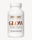 Bronzebody GLOW frontal del envase mostrando unidades y diseño