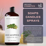 Brooklyn Botany aceite de eucalipto en difusor, refresca ambientes fácilmente