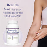 BruiseMD etiqueta con información nutricional clara y dosificación