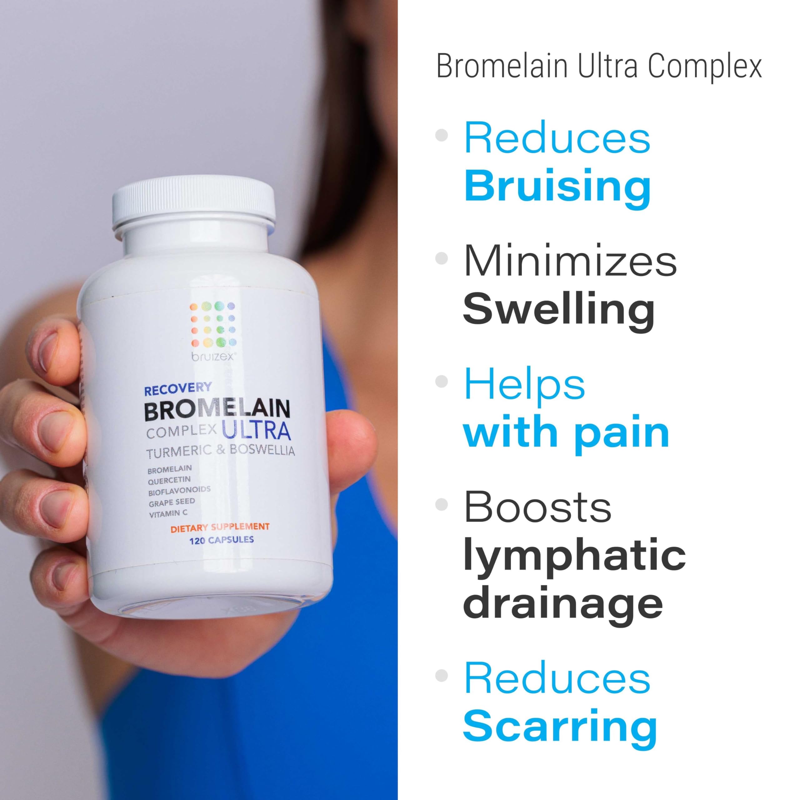 Bruizex primer plano de cápsulas vegetales mostrando textura y pureza