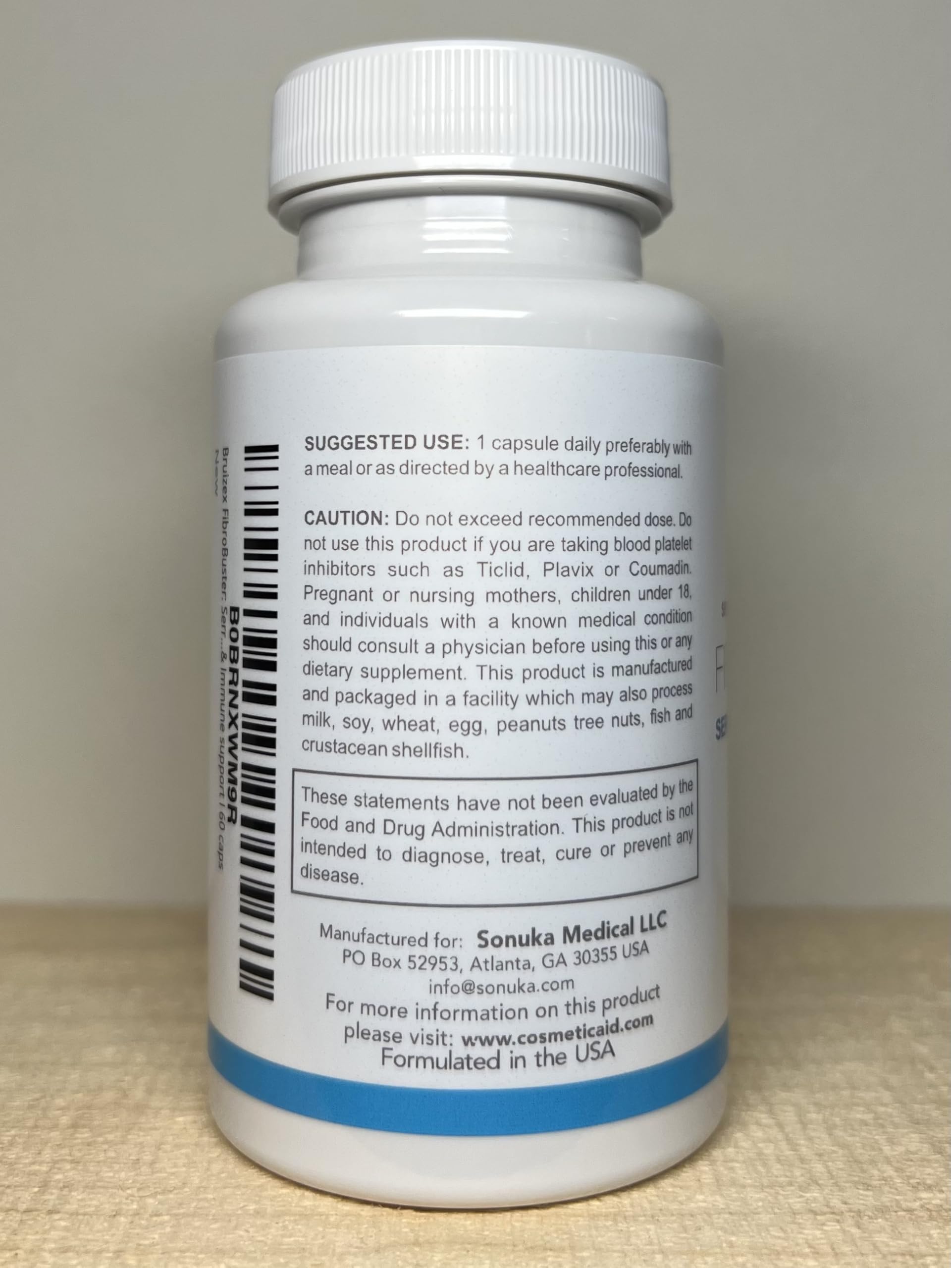 Escena de recuperación con Bruizex FibroBuster y productos complementarios