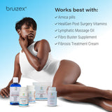 Bruizex en entorno de baño estético sugiriendo rutina postprocedimiento