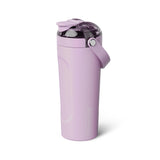 BrüMate MultiShaker frontal en Lavanda mostrando diseño elegante y capacidad