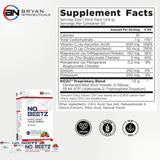 Bryan Nitriceuticals textura del polvo en primer plano, aspecto fino y puro