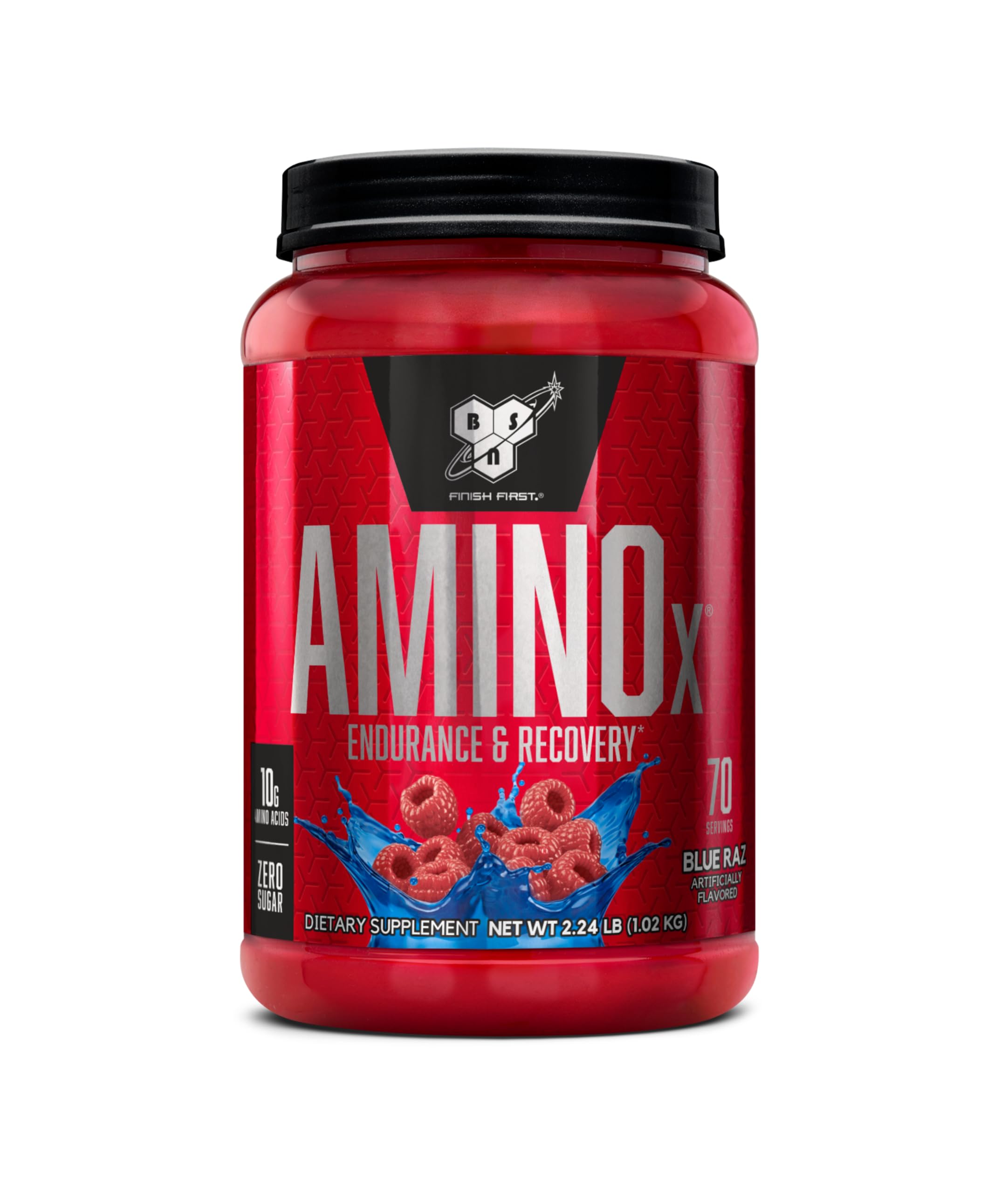BSN envase frontal del producto mostrando marca y sabor, fácil identificación