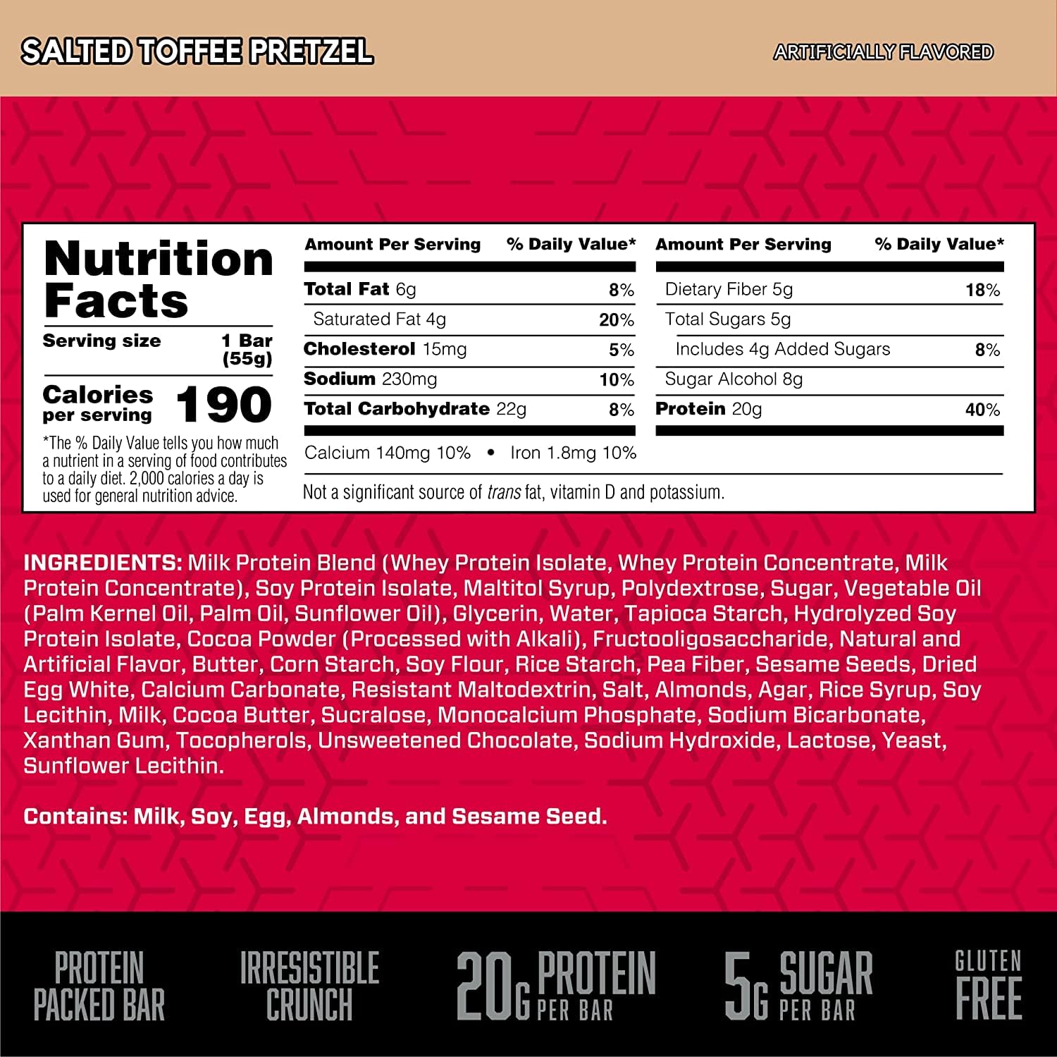 BSN corte interno mostrando mezcla proteica y crisps beneficiosa
