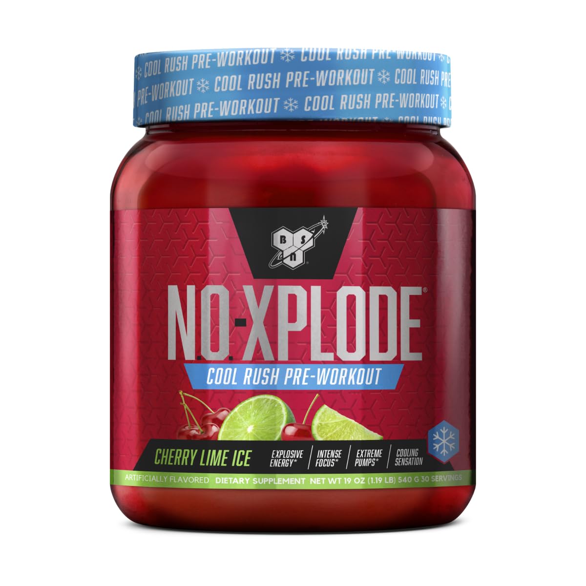 BSN envase frontal Cherry Lime Ice mostrando marca y atractivo visual