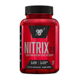 BSN frasco frontal que muestra NITRIX 2.0 para rendimiento y congestión