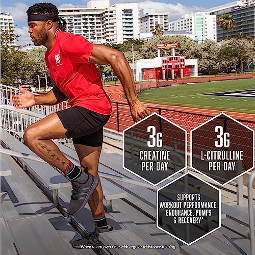 BSN ingredientes L-citrulina y creatina representados para apoyo al rendimiento