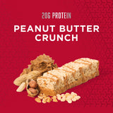 BSN barra Protein Crisp porción cortada revelando interior crujiente y sabor