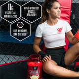 BSN etiqueta nutricional de SYNTHA-6 EDGE con información de proteínas
