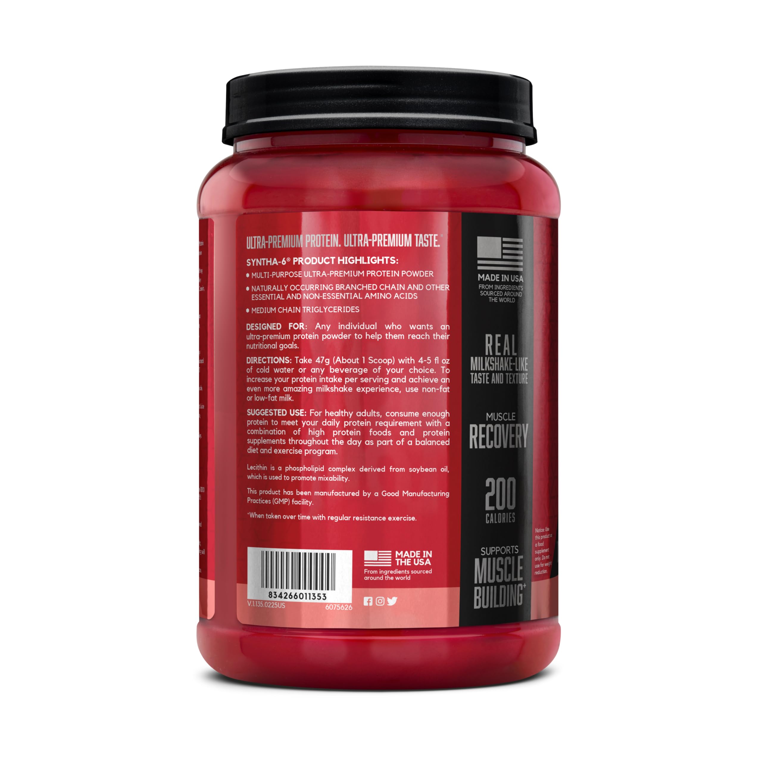 BSN etiqueta nutricional en detalle para ver proteínas y fibra