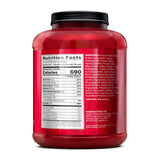 BSN TRUE-MASS envase abierto con tapadera para mostrar consistencia del producto
