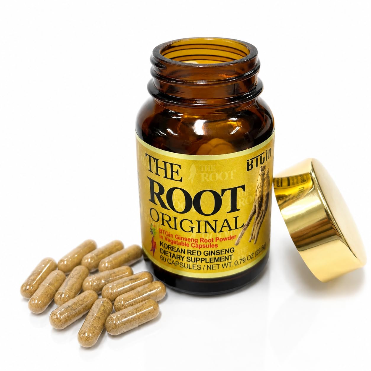 BTGIN cápsulas junto a rutina matutina para energía natural sin cafeína