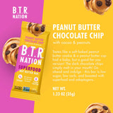 B.T.R. primer plano de la textura con chips, aporta placer sin remordimientos