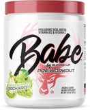 Bucked Up envase Babe frente mostrando diseño y sabor Sparkling Orchard