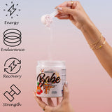 Bucked Up Fruit Punch splash ilustrando sabor vibrante y fresco