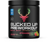 Bucked Up vista frontal del envase mostrando la marca y el sabor