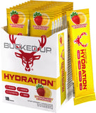 Bucked Up frente del paquete mostrando diseño y beneficios visibles