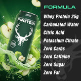 Bucked Up etiqueta y valores nutricionales para información clara de proteína