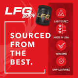 Bucked Up LFG etiqueta con ingredientes y recomendaciones de uso