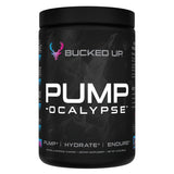 Bucked Up envase frontal mostrando diseño y beneficio de bombeo