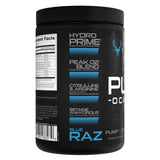 Bucked Up junto a objetos para comparar tamaño del envase