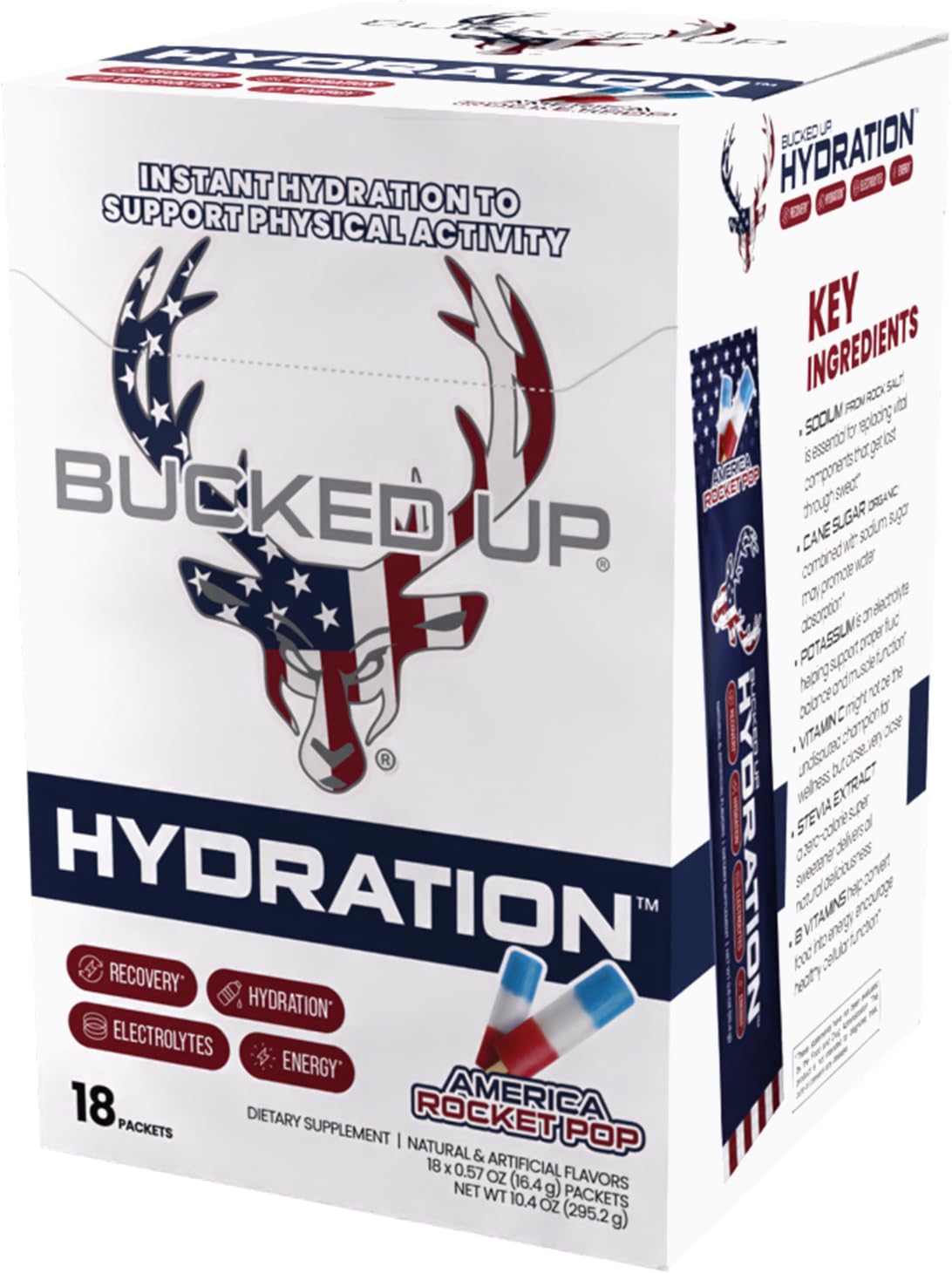 Bucked Up usado durante entrenamiento para reponer electrolitos