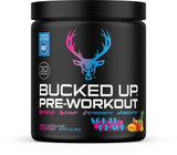 Bucked Up frente del envase mostrando diseño y cantidad de 30 servicios para conveniencia