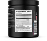Bucked Up persona tomando pre workout antes de levantar pesas para mejor rendimiento