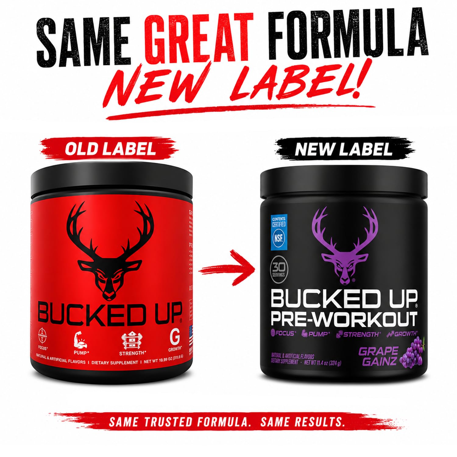 Bucked Up vaso mezclado en uso para energía pre entreno