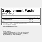 Bugfe etiqueta con información nutricional y dosificación visible