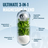 BUIE etiqueta con información nutricional y composición de magnesio