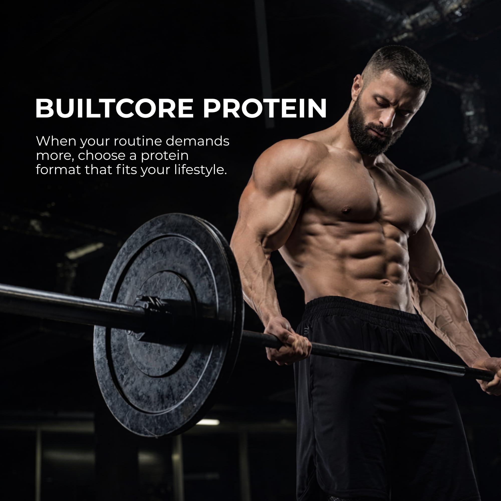 BuiltCore bolsa resealable abierta para conservación y facilidad de transporte