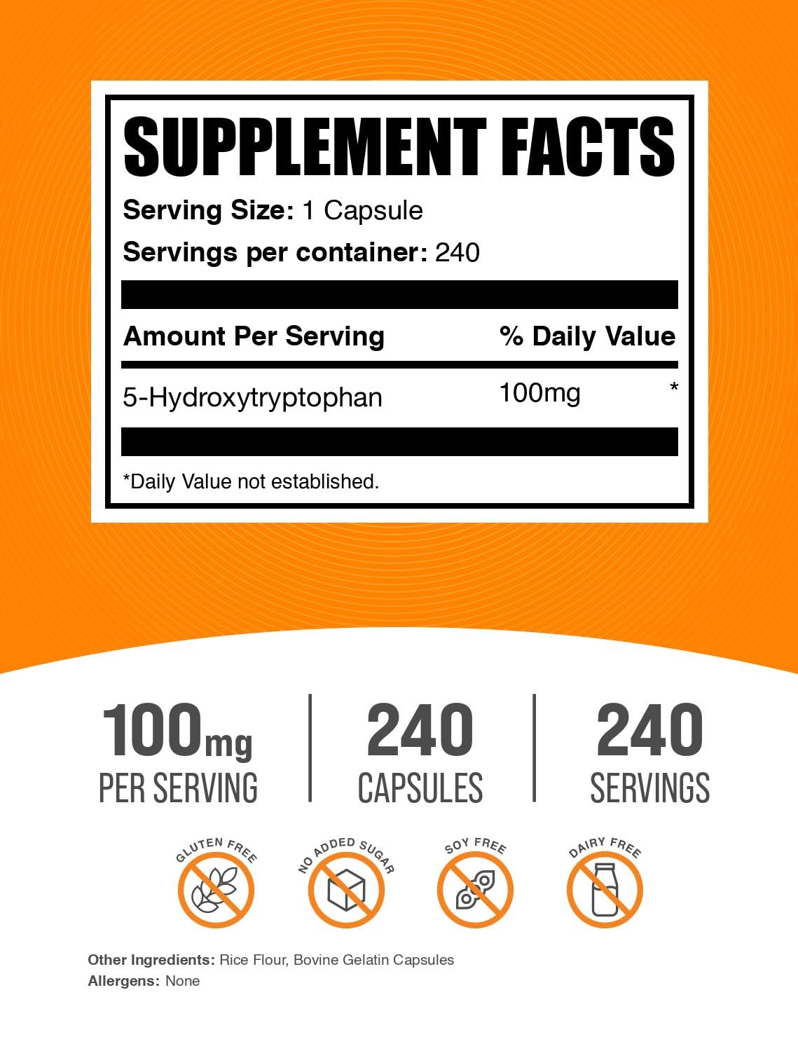 BulkSupplements primer plano de una cápsula mostrando formato fácil de tragar