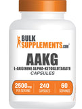BulkSupplements frente del envase mostrando 240 cápsulas y dosis clara