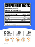 BulkSupplements primer plano de cápsula blanda mostrando textura, fácil ingesta