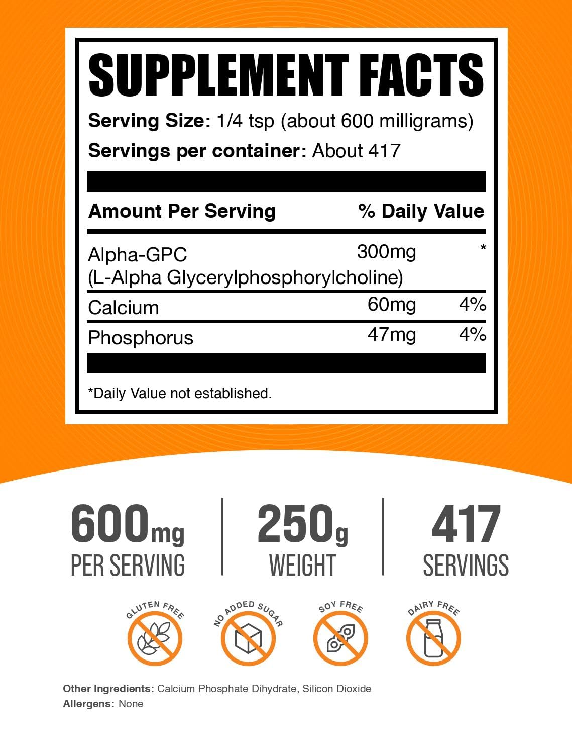 BulkSupplements cuchara con polvo para dosificar con precisión