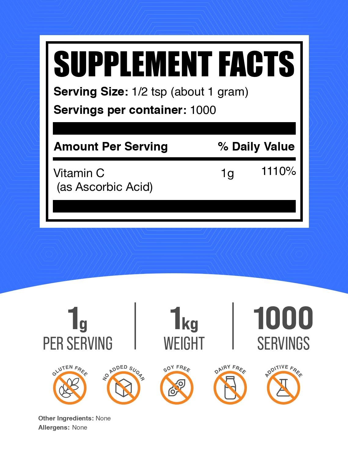 BulkSupplements detalle de textura del polvo para mezclar fácilmente