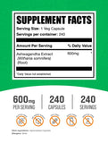 BulkSupplements primer plano de cápsulas mostrando textura y color natural